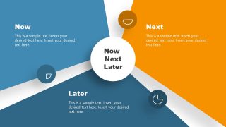 Presentation of 3 Steps Roadmap 3 Parts Diagram