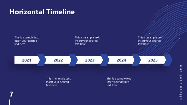 Technology Presentation Timeline PowerPoint