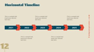 Business Presentation for Retro Timeline SLide