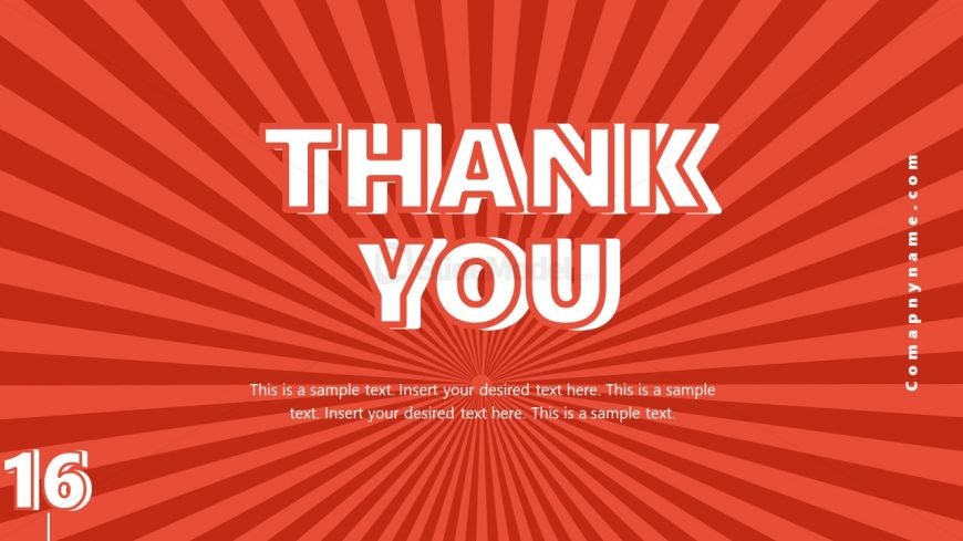 Business Presentation for Retro Thank You SLide