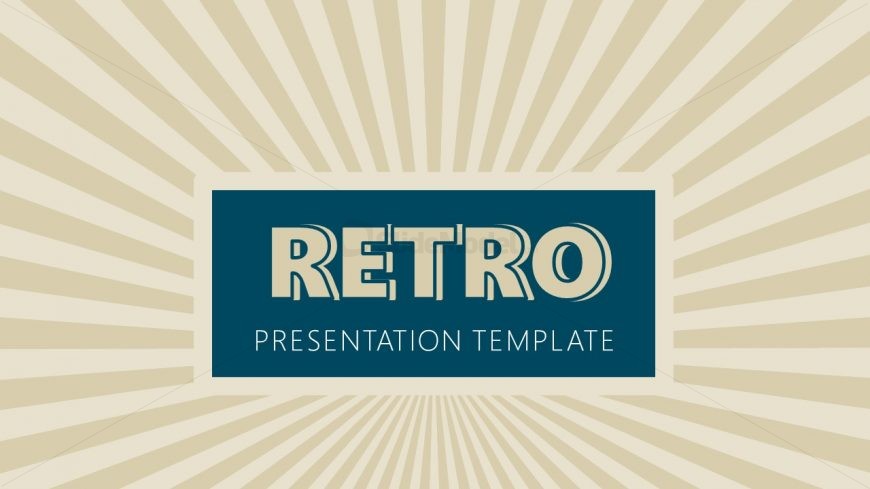 Presentation of Retro Pattern Background