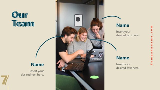 Retro PowerPoint Team Template