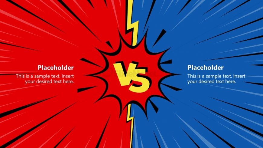 2 Item Versus Slide Comparison Template
