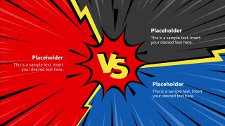 3 Item Versus Slide Comparison Template 