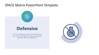 PowerPoint Template for Space Matrix Presentation 