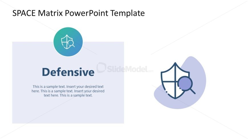 SPACE Matrix PPT Slide