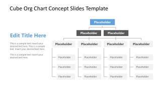 PPT Flat Org Chart Template 