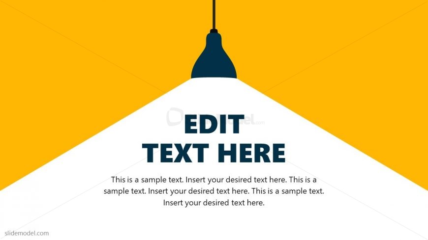 Slide of Pendent Light PowerPoint