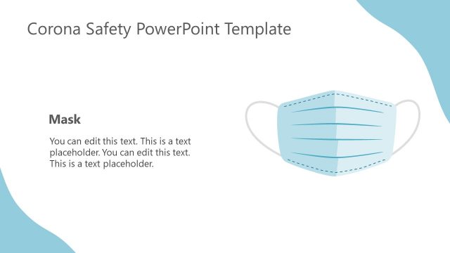 PowerPoint Template of Mask for Coronavirus