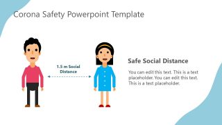 COVID-19 Shapes Template Social Distancing 