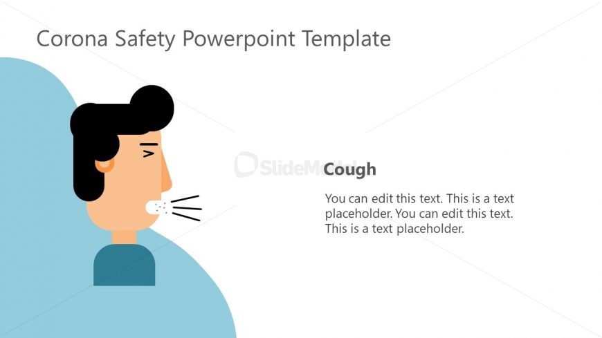 Illustration of Cough Symptom Coronavirus 