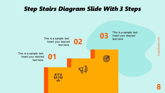 Firmina PowerPoint Stairs Diagram Template