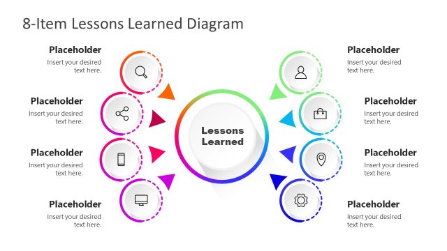 Lessons Learned Diagram PowerPoint Template