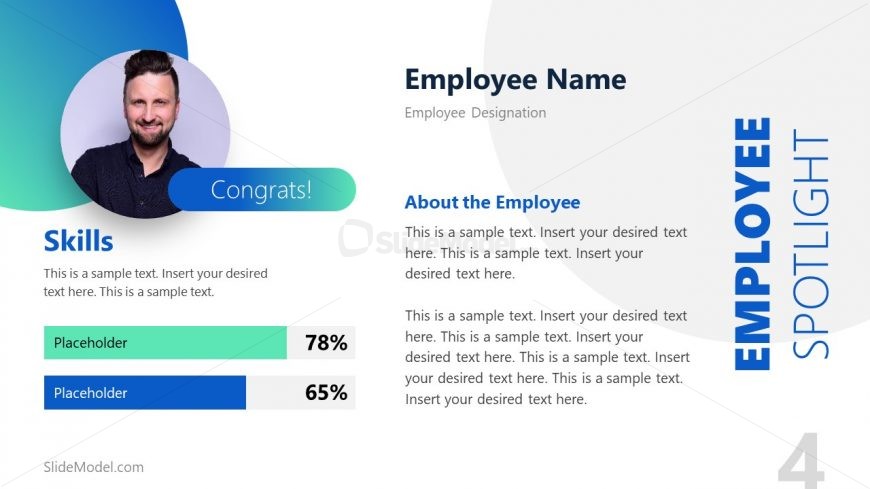 PPT Employee Spotlight Data Chart