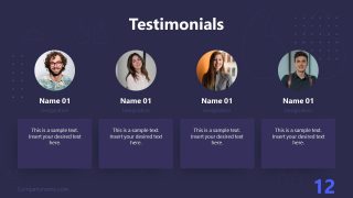 PPT Technology Proposal Testimonial Template 