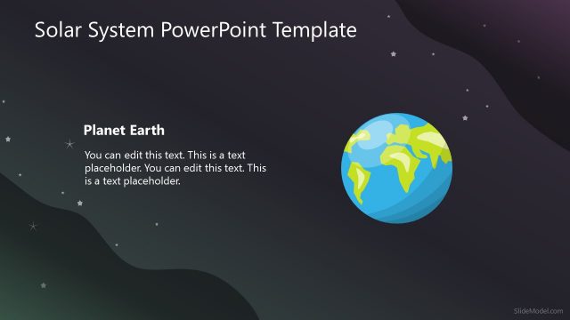 Earth Planet Slide PowerPoint Template