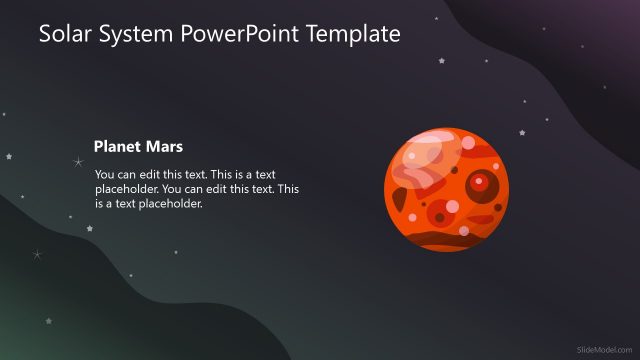 Mars Planet Slide PowerPoint Template