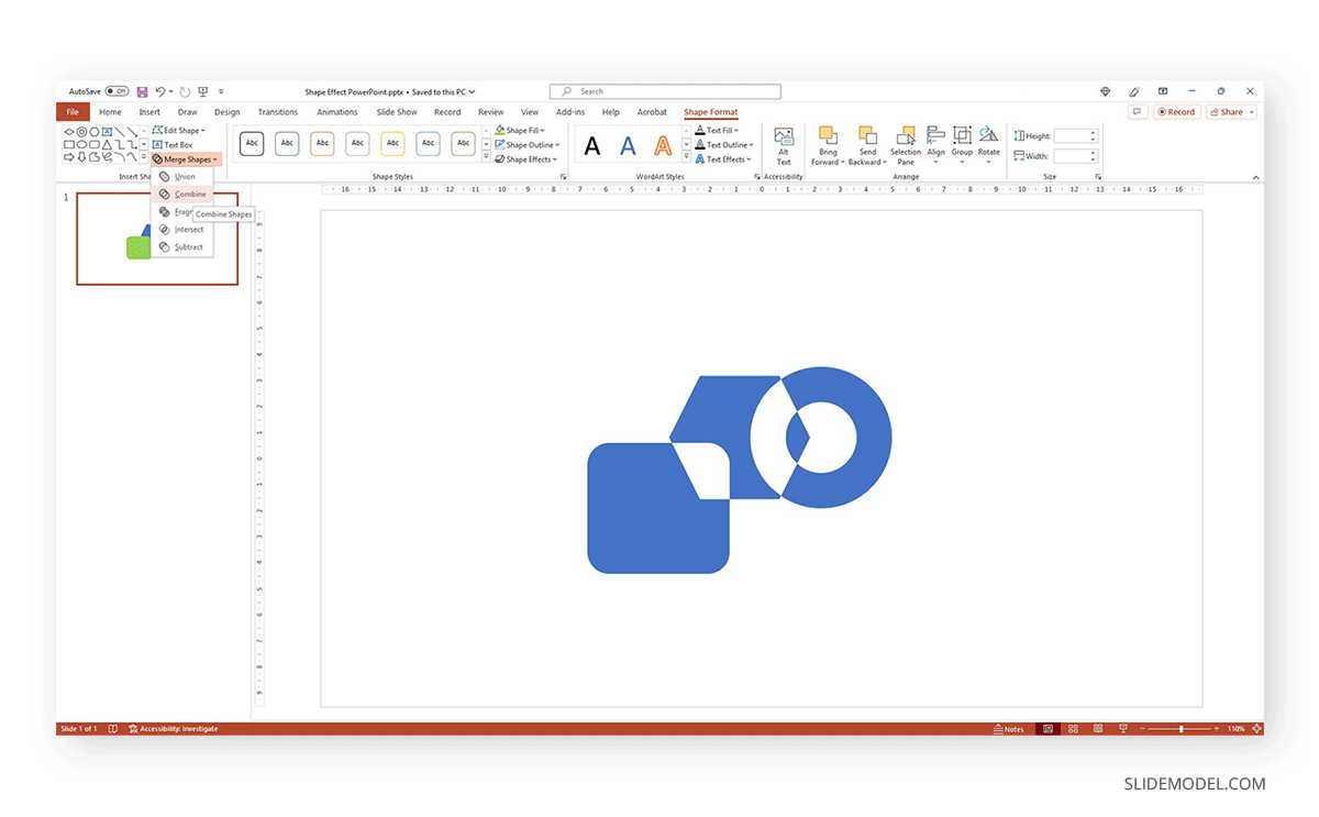 Combine in PowerPoint