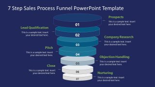 Sales Funnel PowerPoint Diagram Template