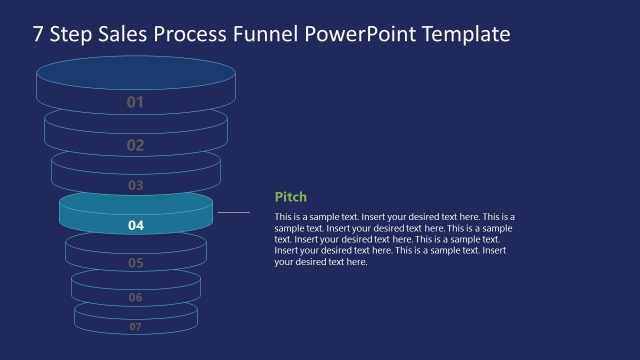 Funnel Diagram Sales Process Pitch PowerPoint