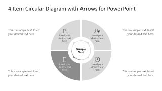 Circular Diagram Template Item 3