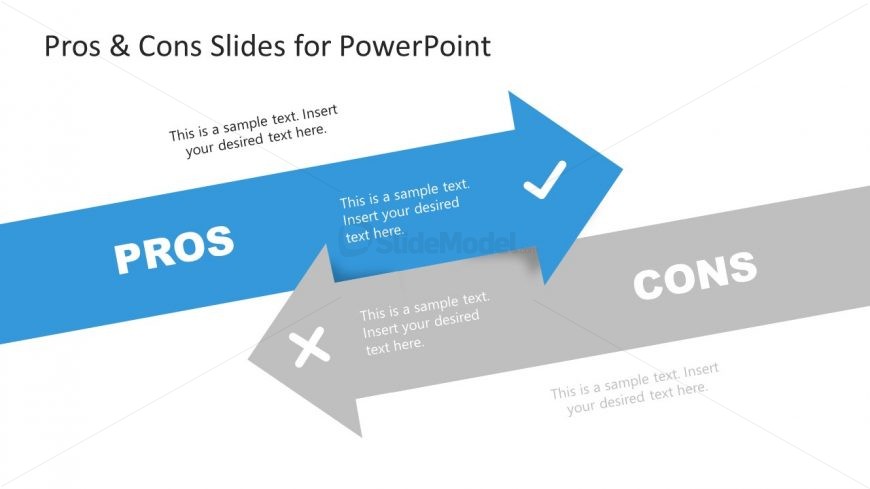 Slide of Pros in Pros and Cons PowerPoint