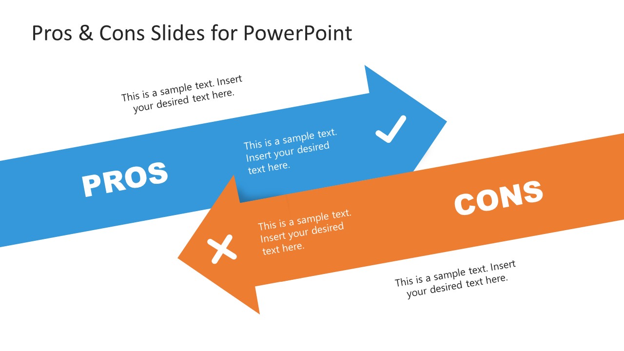 pros cons presentation template