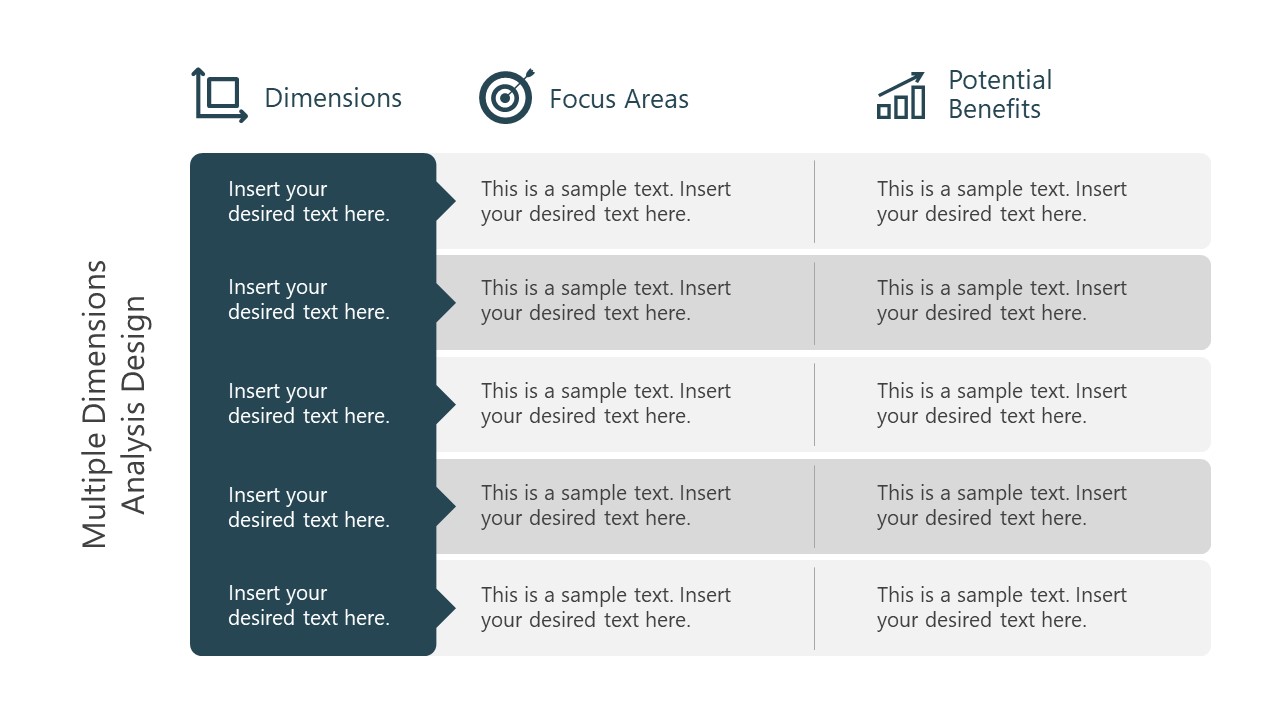 Business Analysis Multiple Dimension PPT