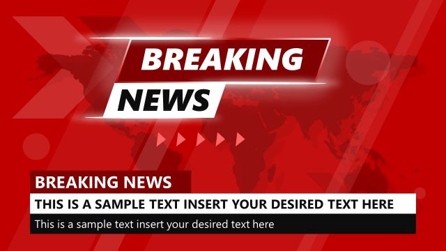 Breaking News Red Theme Template