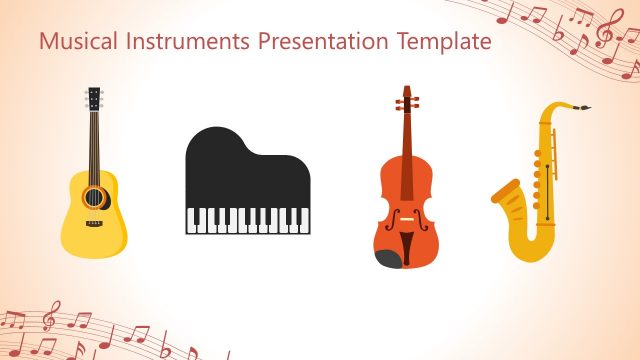 PowerPoint Shapes of Musical Instruments