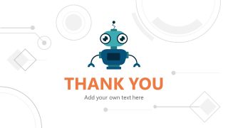 Robot Shape for Robo-Advisor Thank You 