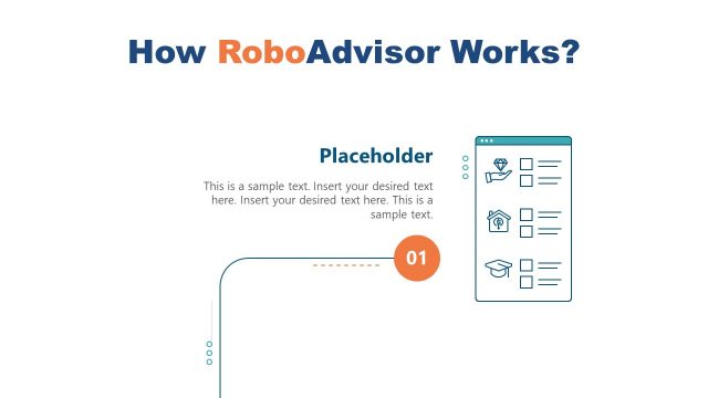 Robo-Advisor PowerPoint Process Diagram