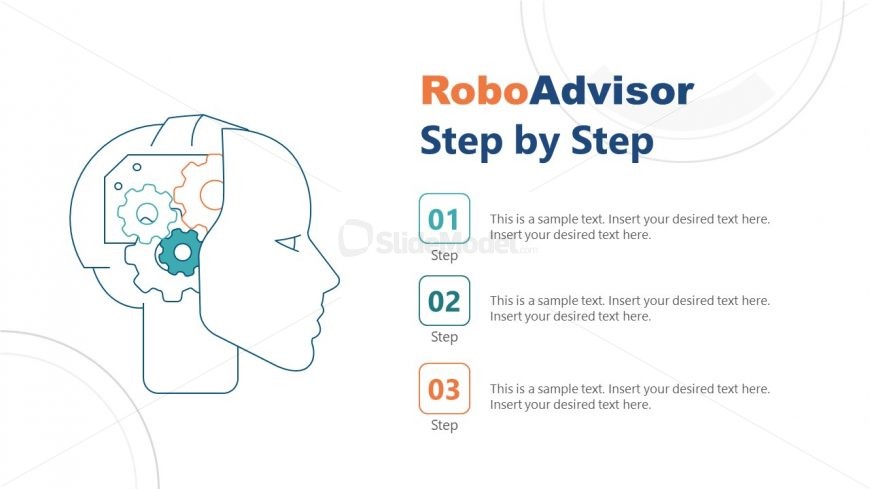 Financial AI and Machine Learning Concept Slide