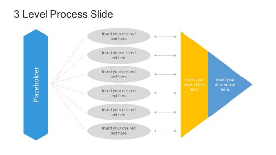 Simple Chevron Process Flow Diagram For Powerpoint Slidemodel 6283