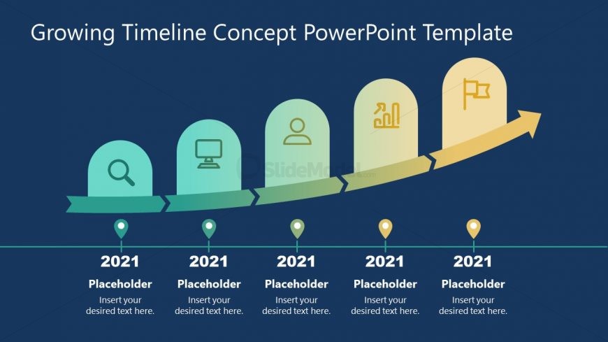 Infographic Timeline for Growth Concepts