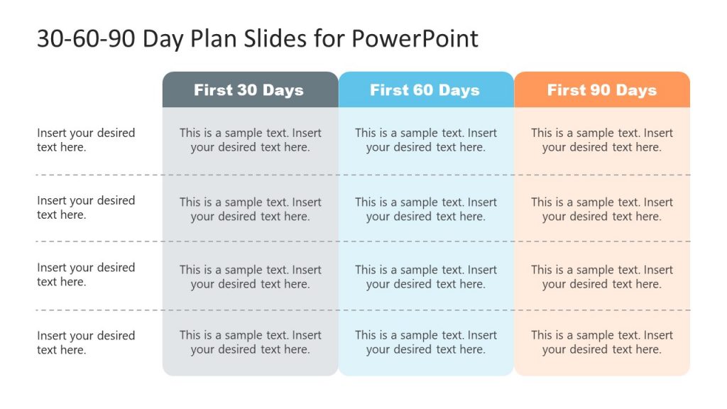 90 day plan template for interview