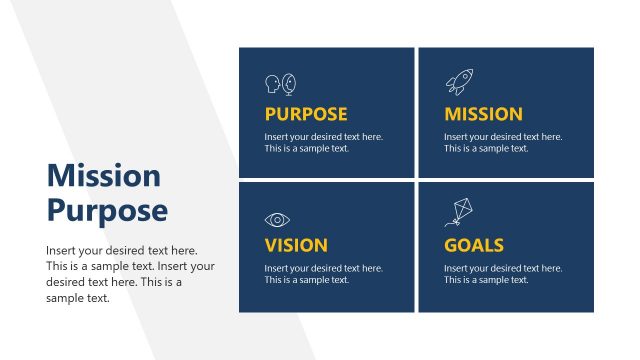 Annual Report Template – Mission Purpose Tiles