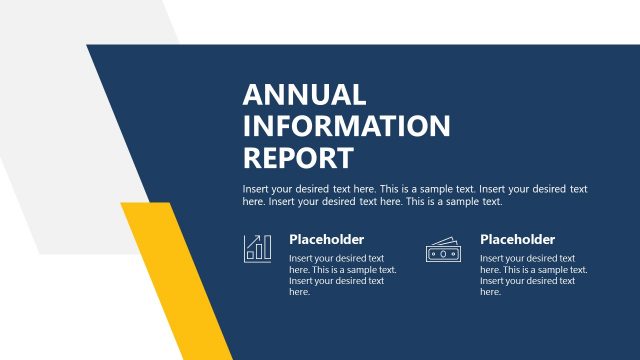 Annual Information Report Template Slide
