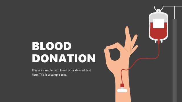 Blood Donation Concept PowerPoint Design
