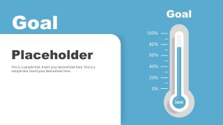 PowerPoint Thermometer Goal Slide 