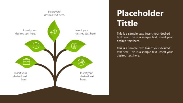 5 Steps Growth Concept PowerPoint