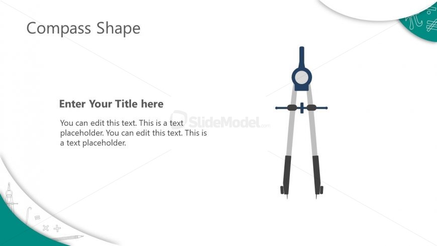 PowerPoint Shapes of Math Symbols Divider Clipart