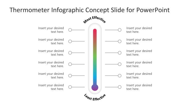 Thermometer Infographic Template for PowerPoint