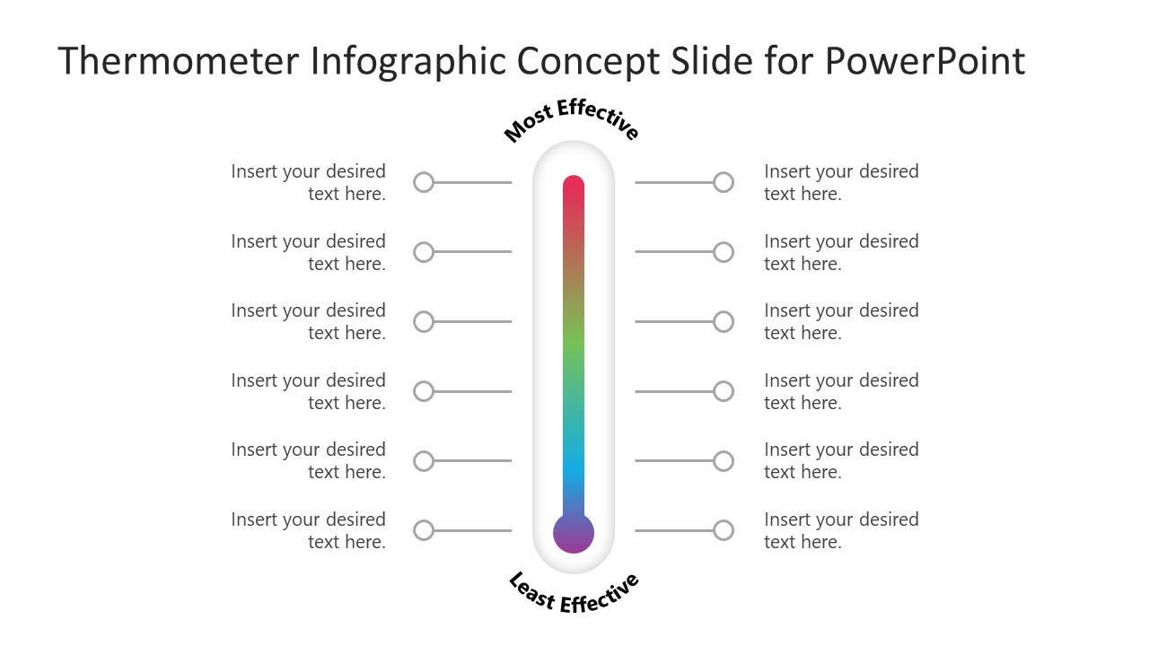 Fundraising Concept Thermometer Template