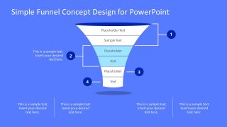 Slide of Multi-level Funnel Template 