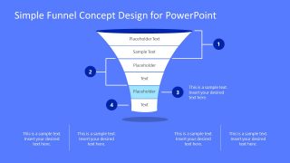 Presentation of Marketing Funnel 6 Steps Diagram 