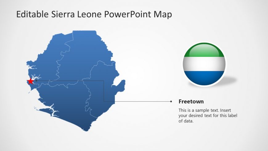 Blue Outline Map Sierra Leone PowerPoint Template - 澳洲幸运5·(中国)官方网站 - 澳洲 ...