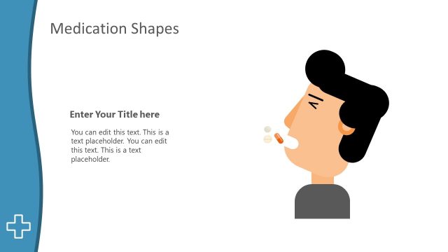 Medication Shapes Scene Illustration PowerPoint