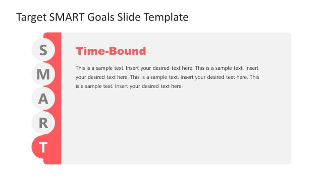 Presentation of Time-Bound SMART Goals Target PPT