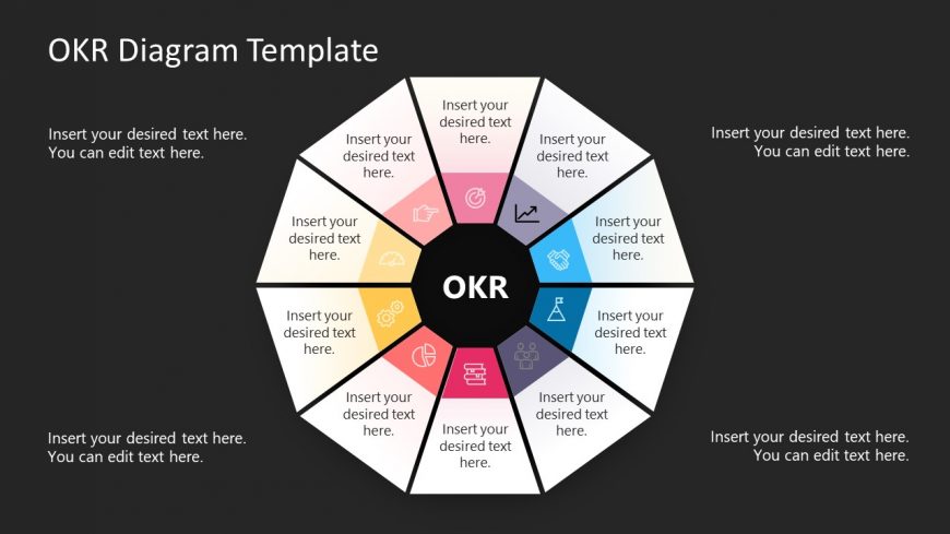 Infographic Diagram for OKR Framework